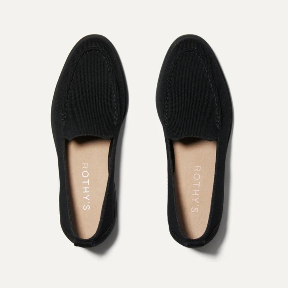 Rothy’s The Lug Loafer, Merino Wool - Onyx Black